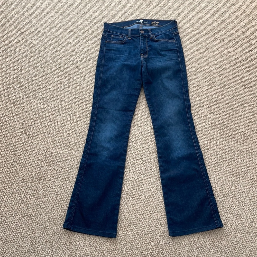 7 for all mankind mid-rise bootcut jeans